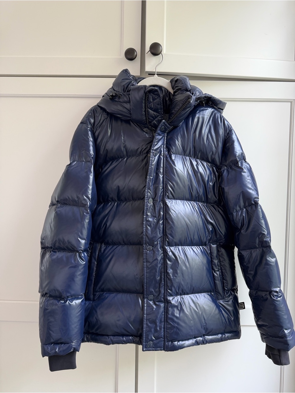 Aritzia Super Puff Hi-Gloss in Admiral